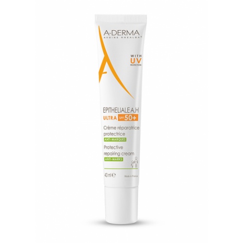 A-derma epitheliale a.h. ultra spf 50+ crema reparadora protectora (1 envase 40 ml)