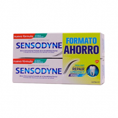 Sensodyne cuidado blanqueante (2 tubo 75 ml)