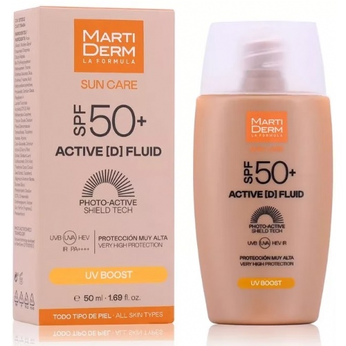 Martiderm spf 50+ active (d) fluid (1 envase 50 ml)