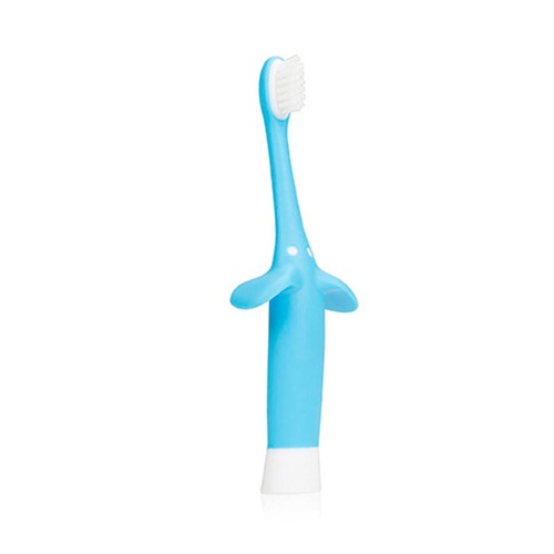 Cepillo dientes bebe dr brown´s natural flow 1 unidad color azul - dr brown´s natural flow