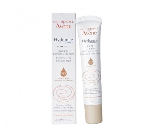 AVENE HYDRANCE OPTIMALE PERFECCIONADORA DEL TONO - ENRIQUECIDA SPF 30 (40 ML)