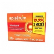 Apiserum vit capsulas pack 3meses 90 capsulas