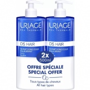 Uriage champu ds hair equilibrante 2x500ml